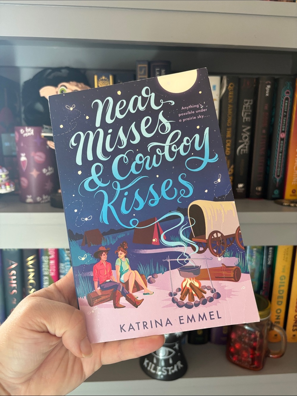 'Near Misses & Cowboy Kisses' by Katrina Emmel - Paperback